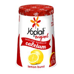 1 container (170 g) Original 99% Fat Free Yogurt - Lemon Burst