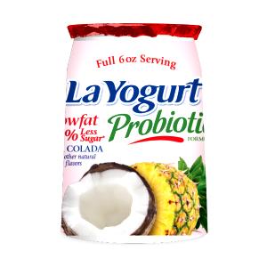 1 container (170 g) Probiotic Yogurt - Pina Colada