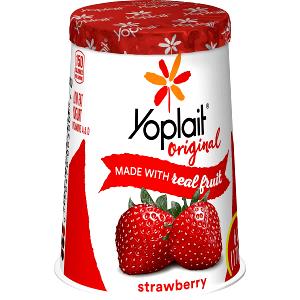 1 container (170 g) Reduced Fat Blended Strawberry Yogurt (6 oz)