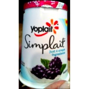 1 container (170 g) Simplait Yogurt - Blackberry