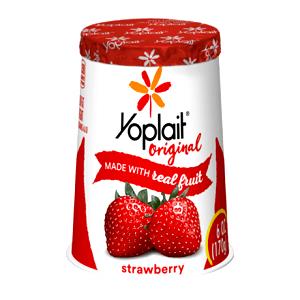 1 container (170 g) Strawberry Yogurt