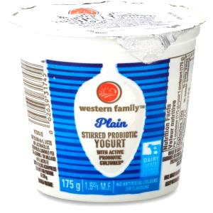 1 container (175 g) Stirred Yogurt