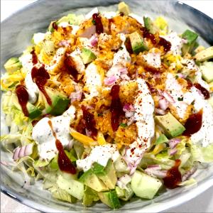 1 container (184 g) BBQ Seasoned Chicken Chopped Salad