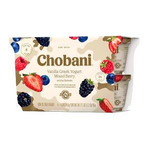 1 container (198 g) Vanilla Greek Yogurt with Mixed Berries & Almond Granola