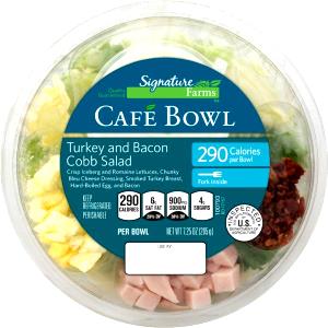 1 container (205 g) Cafe Bowl Turkey & Bacon Cobb Salad