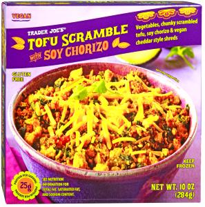1 container (284 g) Tofu Scramble with Soy Chorizo