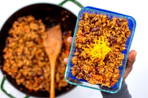 1 container (287 g) Bison Quinoa Hash