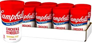 1 container (305 g) Soup at Hand Vegetable with Mini Round Noodles