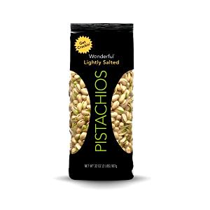 1 container (32 g) Lightly Toasted Pistachios