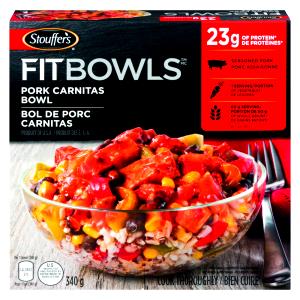 1 container (340 g) Fit Kitchen Bowls Pork Carnitas