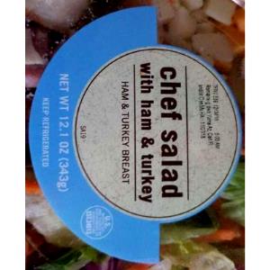 1 container (343 g) Chef Salad with Ham & Turkey