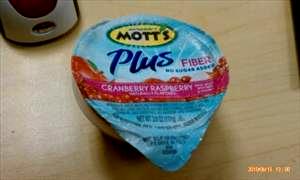 1 container (3.9 oz) Cranberry Raspberry Applesauce Plus Fiber