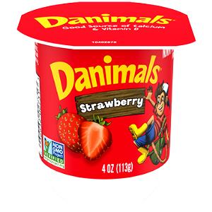 1 container (4 oz) Danimals Strawberry Yogurt
