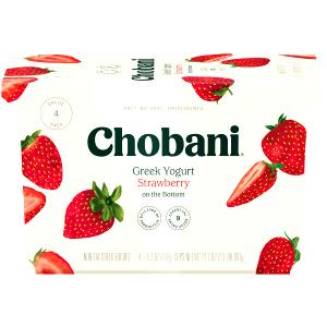 1 container (4 oz) Organic 0% Fat Strawberry Yogurt