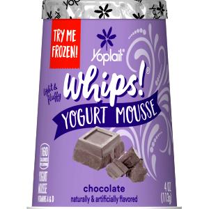 1 container (4 oz) Whips! Lowfat Yogurt Mousse - Espresso Brownie