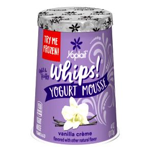 1 container (4 oz) Whips! Yogurt Mousse - Vanilla Creme