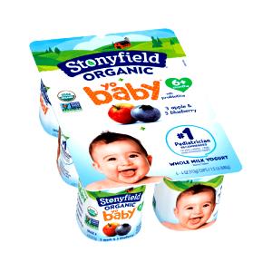 1 container (4 oz) YoBaby Apple Yogurt