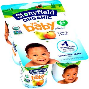 1 container (4 oz) YoBaby Peach Yogurt