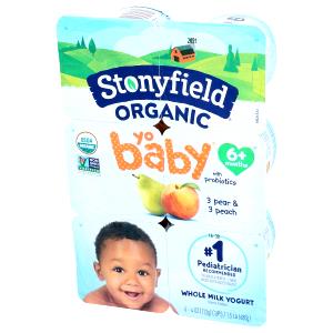 1 container (4 oz) YoBaby Pear Yogurt