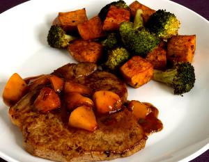 1 container (402 g) Peach Balsamic Pork Chop