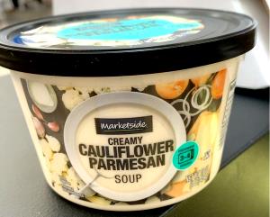 1 container (454 g) Creamy Cauliflower Parmesan Soup