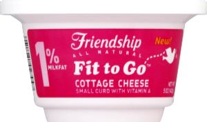 1 container (5 oz) 4% Fit to Go Cottage Cheese