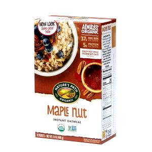 1 container (50 g) Maple Cane Sugar Oatmeal with Sprouted Grains