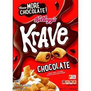 1 container (53 g) Krave Chocolate Cereal (Container)