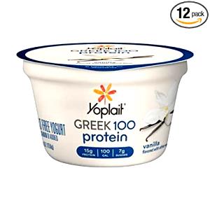 1 container (5.3 oz) Greek 100 Yogurt - Plain (Container)