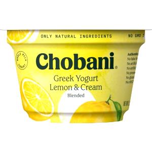 1 container (5.3 oz) Greek Blended Lemon Creme Nonfat Yogurt