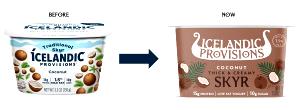 1 container (5.3 oz) Icelandic Style Skyr Yogurt - Coconut