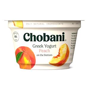 1 container (5.3 oz) Nonfat Greek Yogurt - Peach