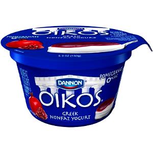 1 container (5.3 oz) Oikos Greek Nonfat Yogurt - Pomegranate