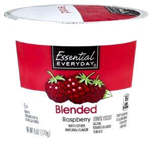 1 container (6 oz) Blended Raspberry Yogurt