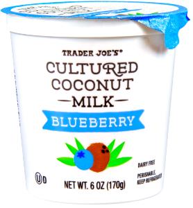 1 container (6 oz) Cultured Coconut Milk - Blueberry