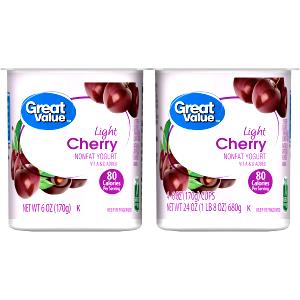1 container (6 oz) Light Cherry Vanilla Yogurt