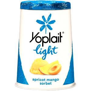 1 container (6 oz) Light Fat Free Yogurt - Apricot Mango
