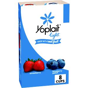 1 container (6 oz) Light Fat Free Yogurt - Blueberry