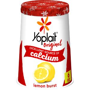 1 container (6 oz) Light Fat Free Yogurt - Raspberry Lemonade