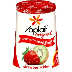 1 container (6 oz) Light Nonfat Strawberry Kiwi Yogurt