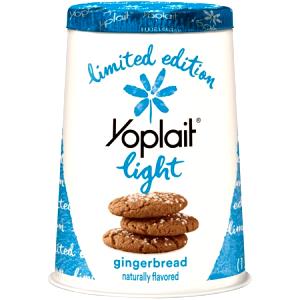 1 container (6 oz) Light Yogurt - Gingerbread