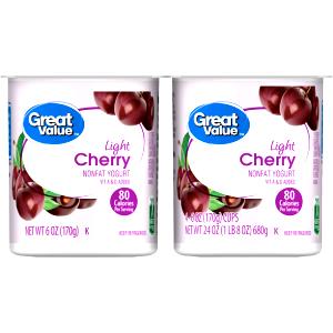 1 container (6 oz) Lite Cherry Yogurt