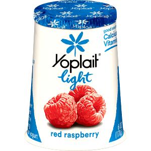 1 container (6 oz) Nonfat Light Raspberry Yogurt