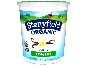 1 container (6 oz) Organic Blends Fat Free French Vanilla Yogurt