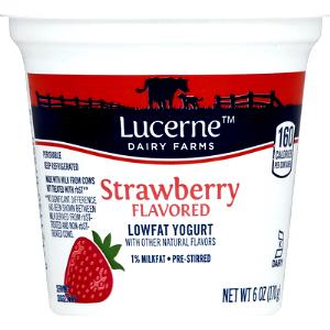 1 container (6 oz) Organic Lowfat Strawberry Yogurt
