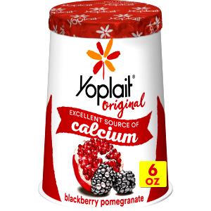1 container (6 oz) Original 99% Fat Free Yogurt - Blackberry Pomegranate