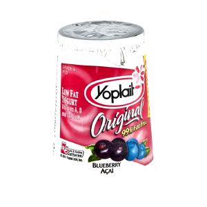 1 container (6 oz) Original 99% Fat Free Yogurt - Blueberry Acai