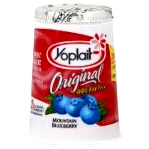 1 container (6 oz) Original 99% Fat Free Yogurt - Blueberry