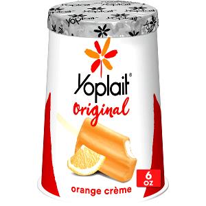 1 container (6 oz) Original 99% Fat Free Yogurt - Orange Creme
