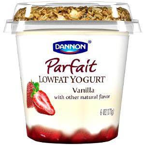 1 container (6 oz) Parfait Lowfat Yogurt